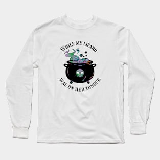 Lizard Tongue Bad Translation Long Sleeve T-Shirt